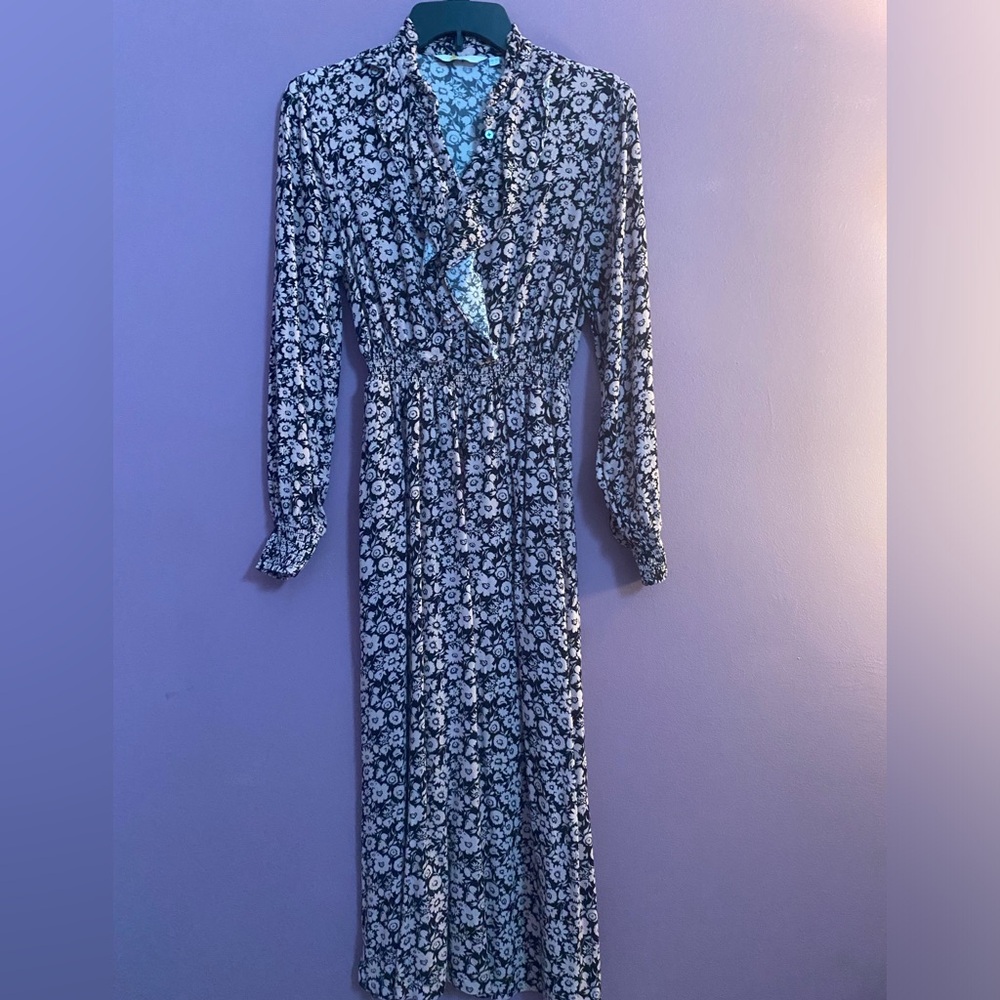 BODEN | Size 6 | Pink Midi Flowered Dress